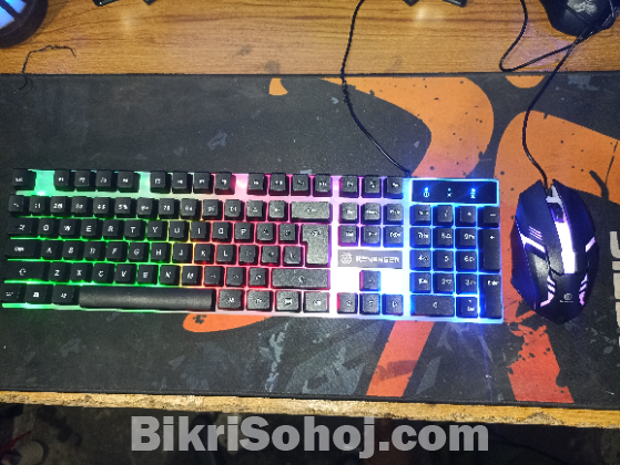 RGB gaming keyboard mouse